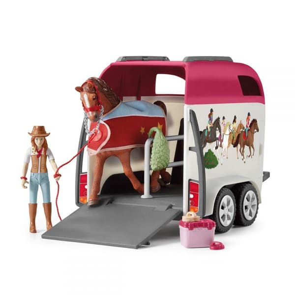 Schleich Horse Club Adventures with car and trailer 42535