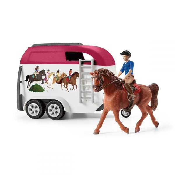 Schleich Horse Club Adventures with car and trailer 42535