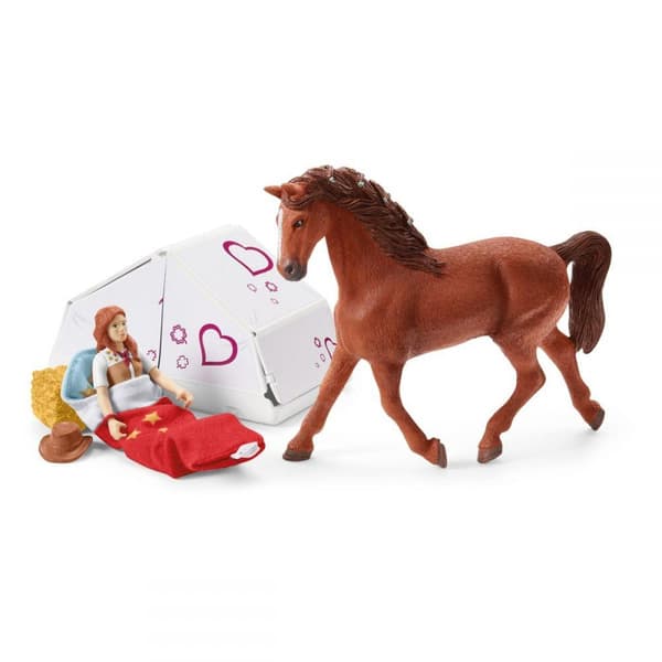 Schleich Horse Club Adventures with car and trailer 42535