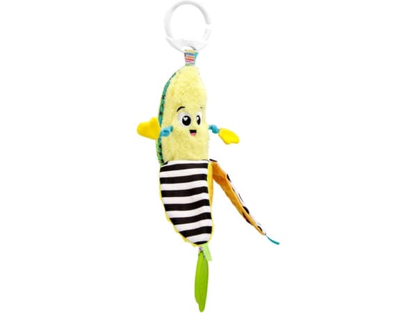 Tomy Tomy Lamaze Banana Benny -maskotti, jossa on purukumia