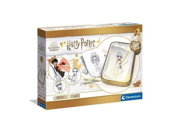 Clementoni HARRY POTTER - LUMINOUS BOARD, Children''s drawing stencil set, 7 vuosi/vuosia