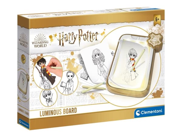 Clementoni HARRY POTTER - LUMINOUS BOARD, Children''s drawing stencil set, 7 vuosi/vuosia