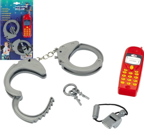 Klein Theo Klein Police Set 3-piece, RPG (red/gray)