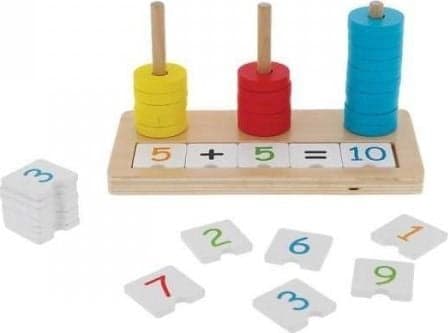 Trefl Wooden toy. Number Head Dizzy