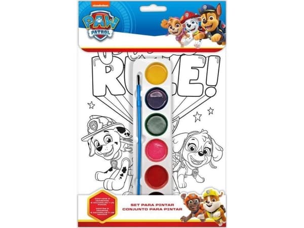 Kids Euroswan kreativ for fargelegging med maling PAW PAW PAW Patrol PW19755 Kids Euroswan
