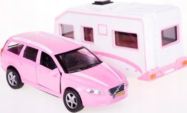 Hipo Car Volvo V70 med en 30cm husvagn