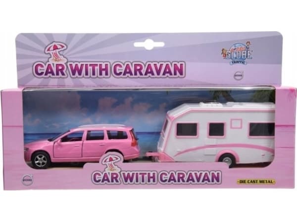 Hipo Car Volvo V70 med en 30cm husvagn