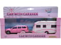Miniatyrbild 1 av 5: Hipo Car Volvo V70 med en 30cm husvagn
