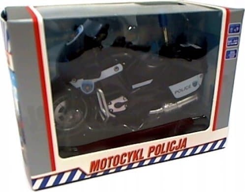 Hipo Motorcykelpolis 13cm med körljus, ljud M1217U
