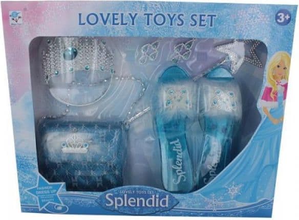 Brimarex Girls' set - shoes, handbag, tiara (NO-1000256)