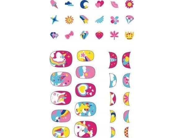 Avenir Nail stickers - Unicorn glitter
