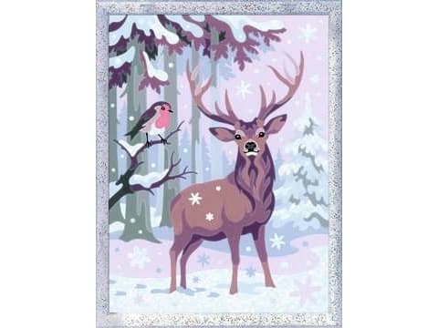 Ravensburger CreArt Festive Friends, Malinger inkludert, Gutt/Jente, Fargelegg etter tall