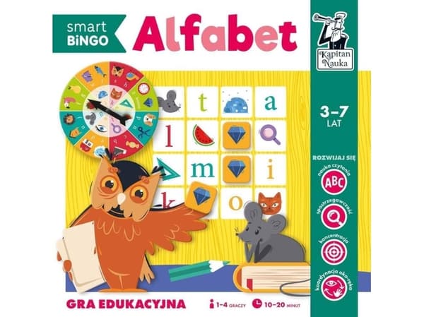 educational game alphabet smart bingo captain science
