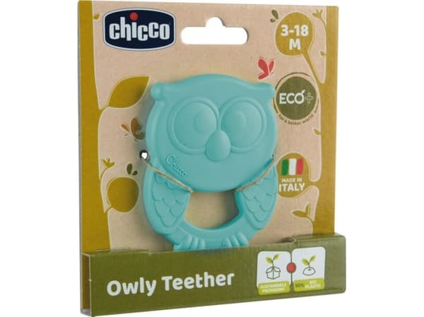 Chicco MASSAGGIAGENGIVE - GUFO - ECO+, Gutt/Jente, Oransje