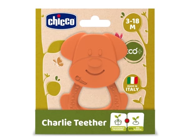 Chicco MASSAGGIAGENGIVE - GUFO - ECO+, Poika/tyttö, Oranssi