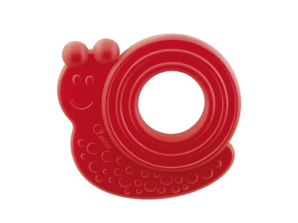 Chicco MASSAGGIAGENGIVE - LUMACA - ECO+, Gutt/Jente, Rød