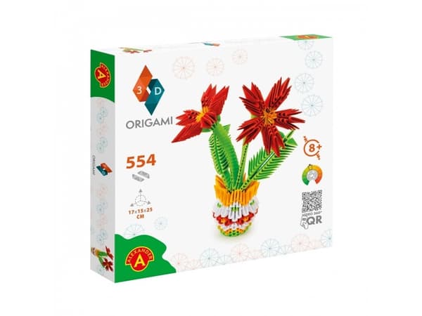 Origami 3D - Kukkaruukku