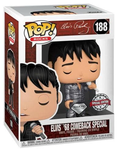 Funko! POP Rocks 188 Elvis-'68 Comeback Special