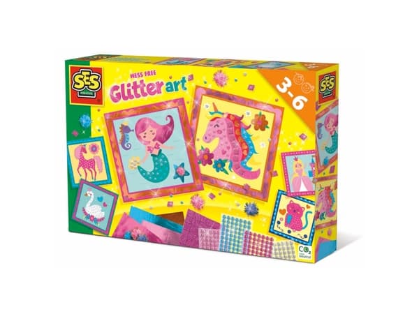 SES Kreativa konstverk med glitter