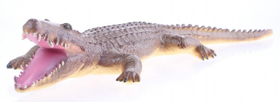 Animal World Soft Touch Crocodile Brown 60 cm