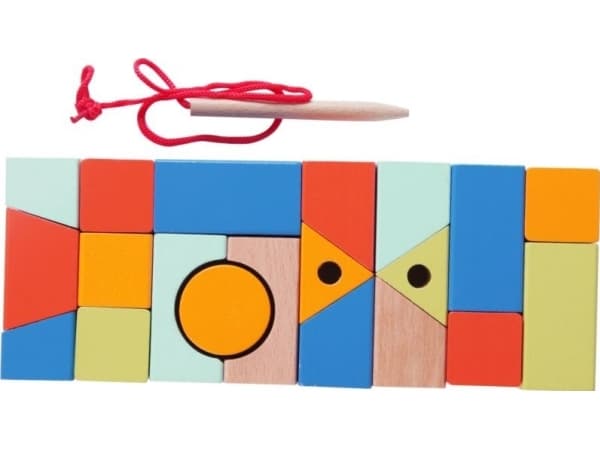 Classic World Interlace Colored Blocks Shapes