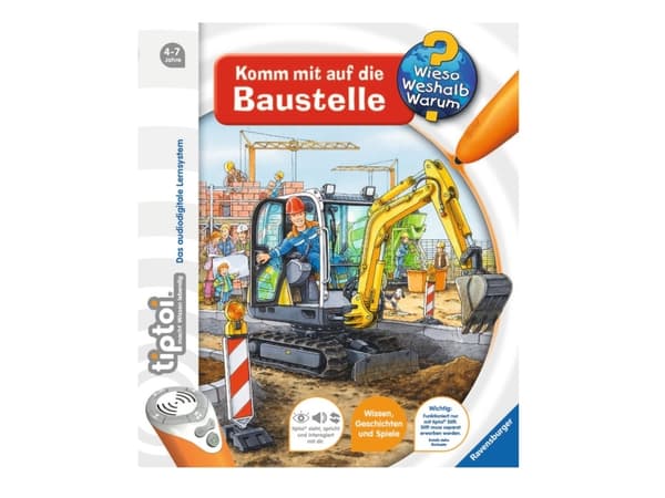 Ravensburger Wieso? Weshalb? Warum? Komm mit auf die Baustelle, 4 år, Flerfarget