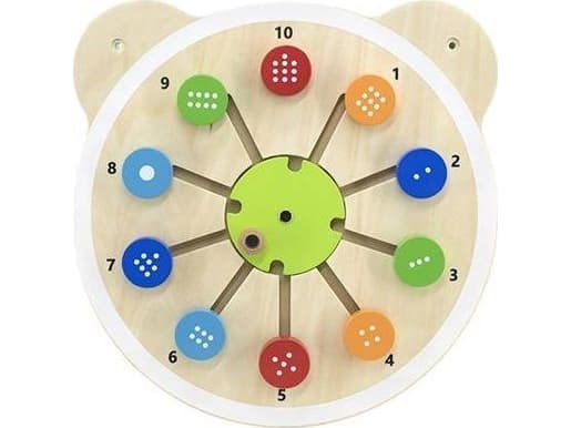 Viga Toys Viga träplatta matcha siffror FSC Montessori-certifikat