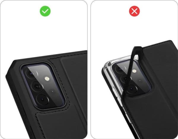 Dux Ducis DUX DUX DUCIS Skin X holsteri kotelo flip cover Samsung Galaxy A72 4G musta