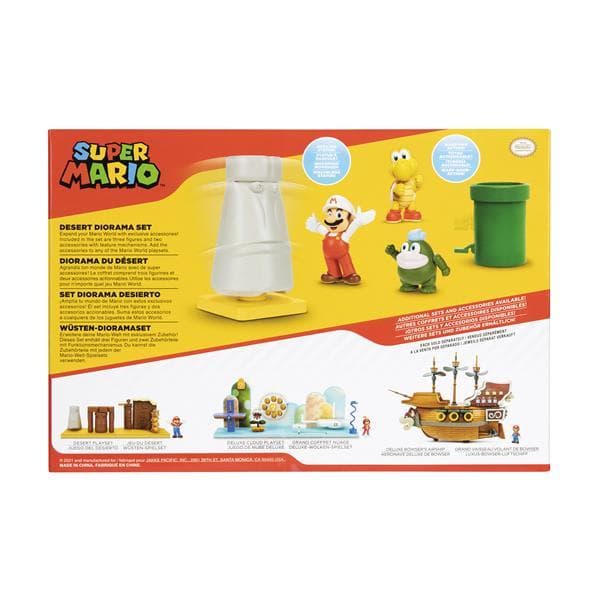 Super Mario Desert Diorama Play set