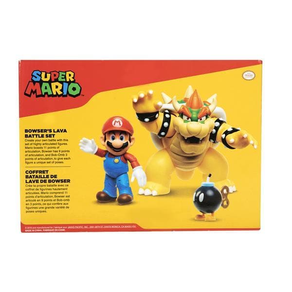 Super Mario Bowsers Lava Battle Lekset
