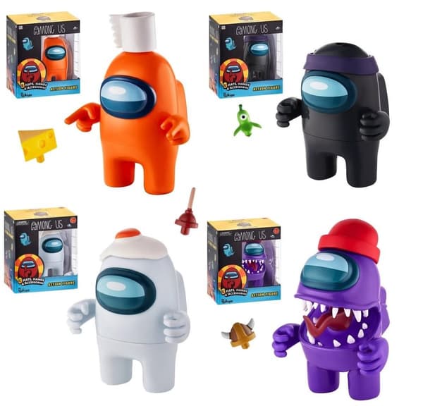 Among Us Action Figure 11,5 cm Black CDON