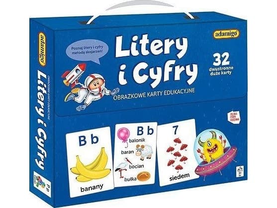 Letters and Numbers - Picture Educational Cards 07714