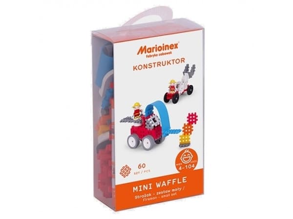 Byggeklosser Minivaffel - Brannmann, liten blemme