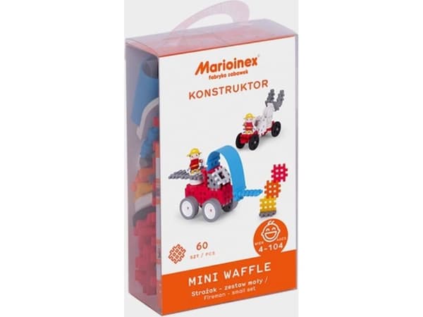Byggeklosser Minivaffel - Brannmann, liten blemme
