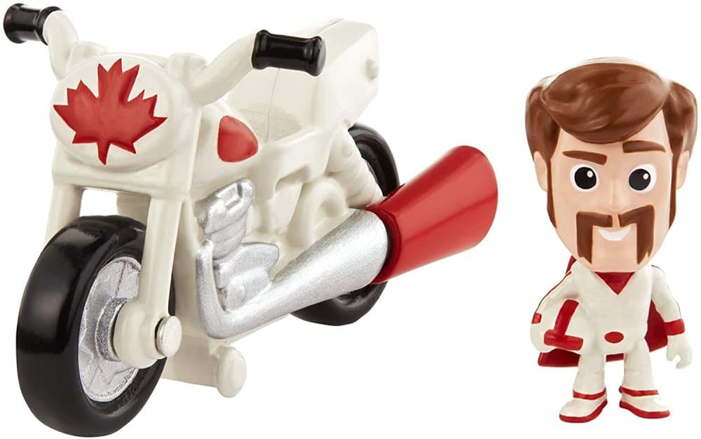 Disney Pixar Toy Story 4 Duke Caboom minifigur med stuntcykelfordon