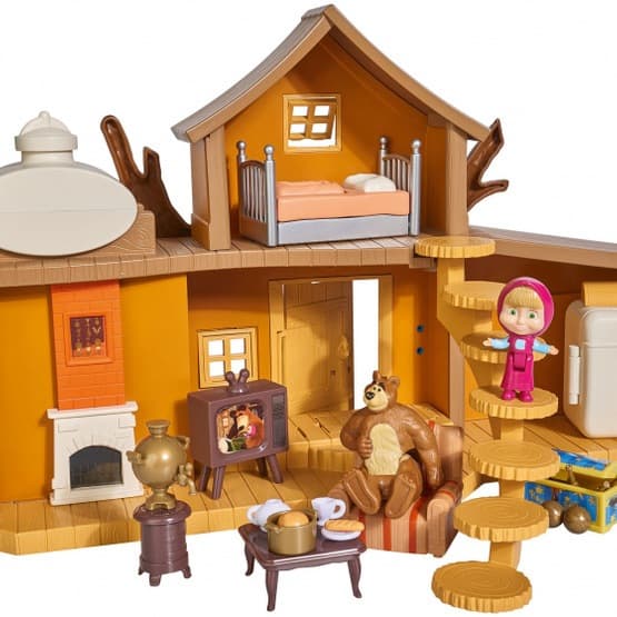 Simba - Playset Masha & The Bear House 35 X 22 Cm Brun