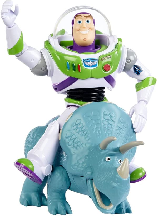 2-Pack Toy Story Buzz & Trixie Dinosaurus Lightyear Poseable Action Figure