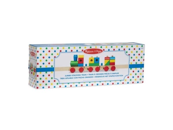 Melissa &amp; Doug Melissa och Doug MELISSA Trä tåg Jumbo 40544