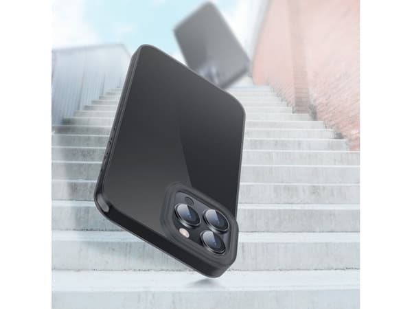 Baseus Baseus Simple Series Case läpinäkyvä geelikotelo iPhone 13 Pro musta (ARAJ000401)