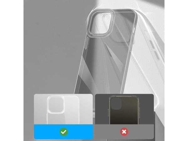 Baseus Baseus Simple Series Case läpinäkyvä geelikotelo iPhone 13 Pro musta (ARAJ000401)