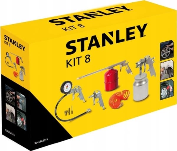 Stanley pneumatisk 8 stk KIT 8 pis.m BUNN samling.