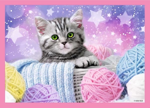 Trefl PUZZLE 4in1 TREFL FUNNY KITTENS POWDER