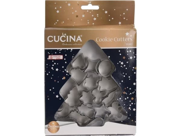 La Cucina pepparkaksformar julformar jul 16 delar