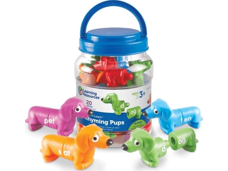 Cass film Figures for learning letters and getting to know .. Dogs