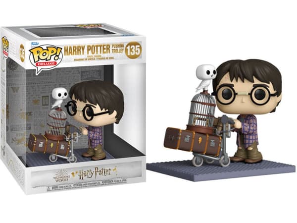 Funko Pop Deluxe: Hp Anniversary- Harry Pushing Trolley