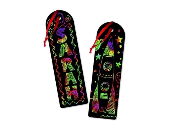 Melissa & Doug bokmerker - ScratchArt gravering