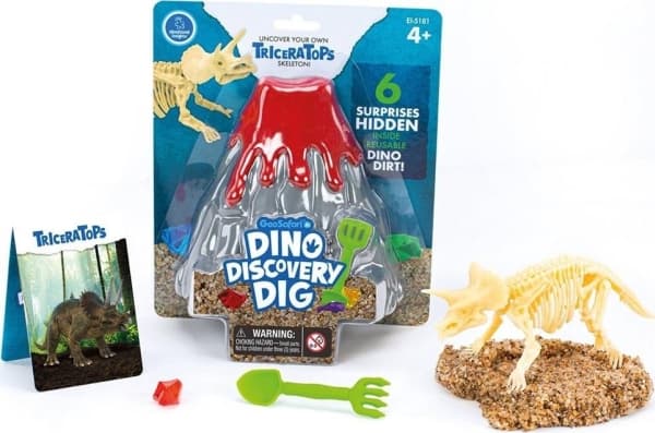 Cass the movie Dinosaur Skeleton Molds, Tricerat Excavations