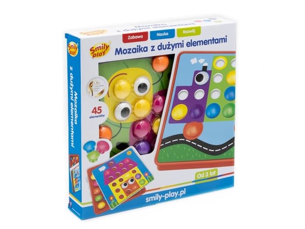 Smily Play Pussel med knappar Mosaik 3+ Smily Play