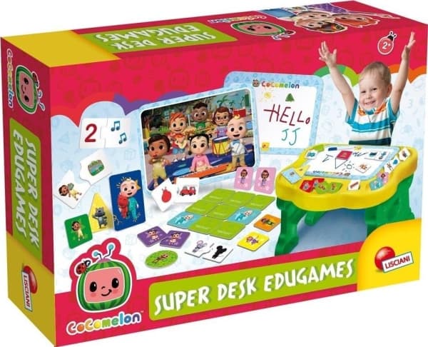 Lisciani Cocomelon skrivebord med pedagogiske spill