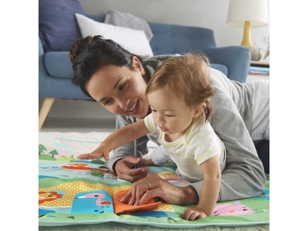 Fisher-Price Extra Big Adventures-lekmatta, Tyg, Plast